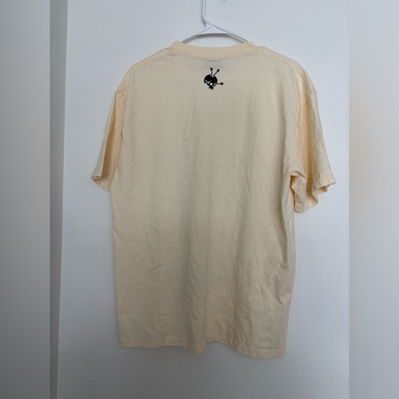 BENDITTO SKATER TEE Ivory Size Xl Mens Casual Comfort - Picture 2 of 4